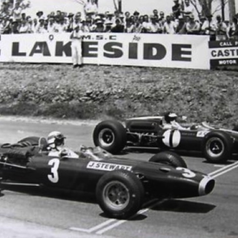 L'explication avec les BRM dont celle de Jackie Stewart continue à Lakeside